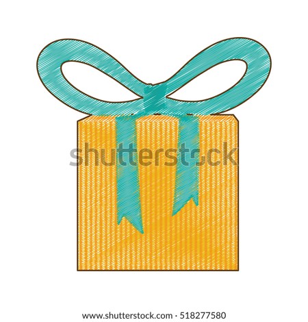 gift box with bow icon image 