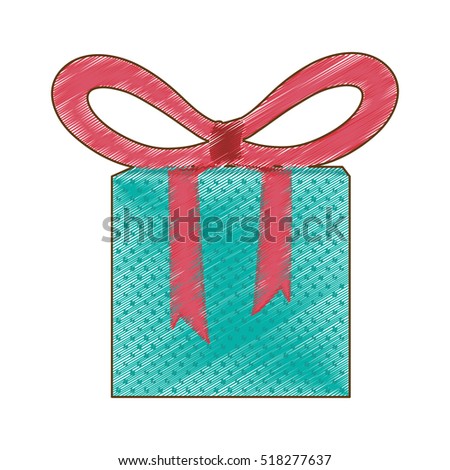 gift box with bow icon image 