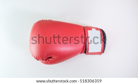 boxing Gloves on white background