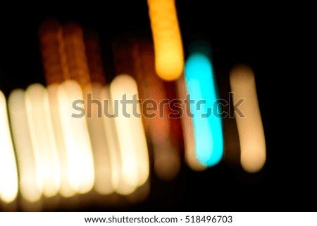 Abstract light Color,Night Light lines as speed motion blur  background.