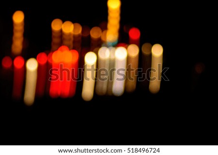 Abstract light Color,Night Light lines as speed motion blur  background.
