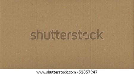 Horizontal texture of packaging cardboard