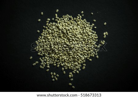 Dry malting barley grain
