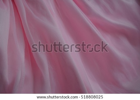 beautiful pink tender luxurious fabric, satin, waves, background, texture, material, pattern