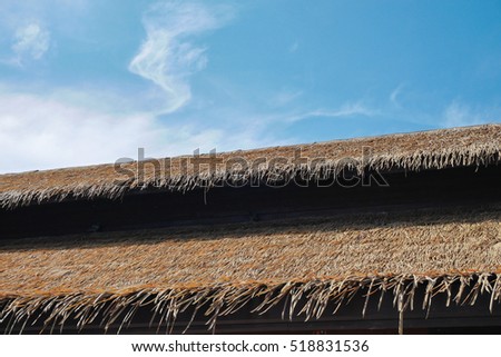 thatched roof