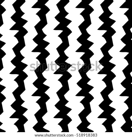 Abstract geometric black and white graphic design  deco pattern
