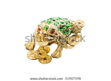 Frog,souvenir, coins, money,Riches symbol