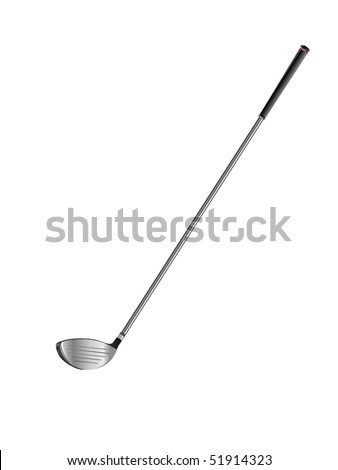 Realistic golf club - driver with silver shaft