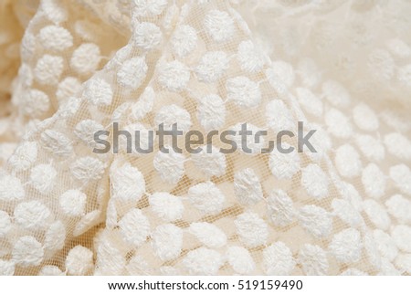 Abstract Fabric texture background.Macro with extremely shallow dof.