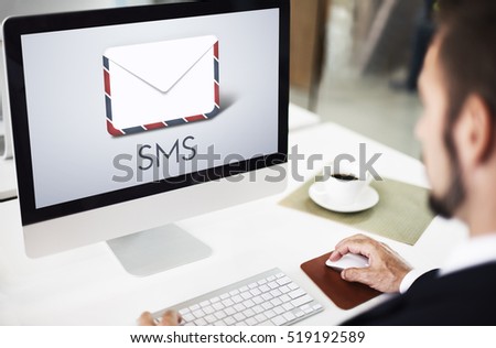 Business Message Electronic Mail Concept 