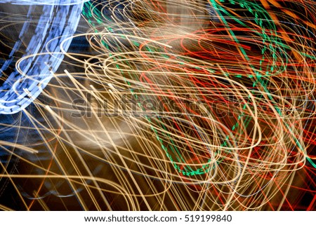 Abstract light line colour night background