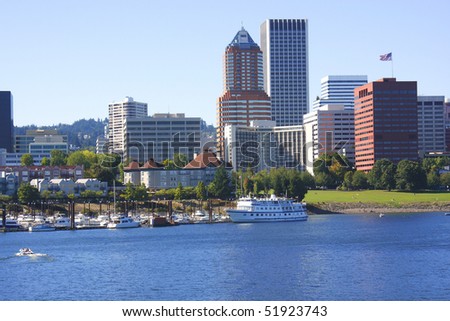 Portland OR., skyline.