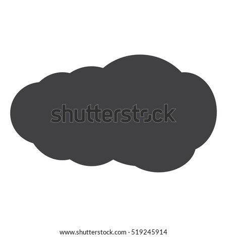 Cloud Icon Vector flat design style