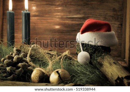romantic candlelight Christmas