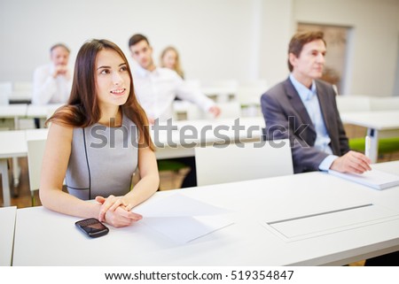 Business people during training in a business workshop Royalty-Free Stock Photo #519354847