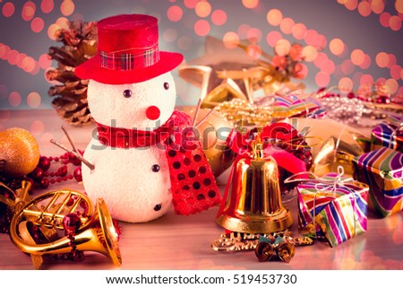 snowman merry Christmas  background 