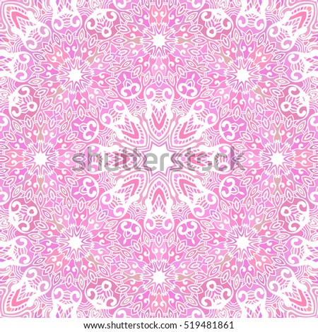 Abstract background, Round ornament texture pink multicolor