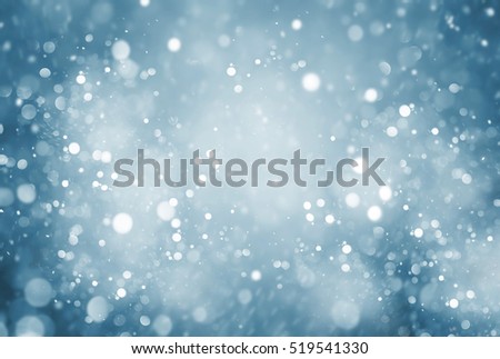 abstract particle with blue background 