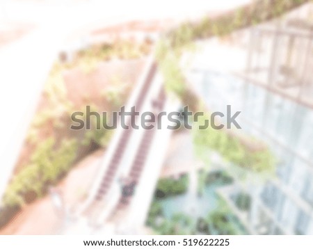 Shopping store blur background with bokeh. Blurred shopping mall and many people in the background.