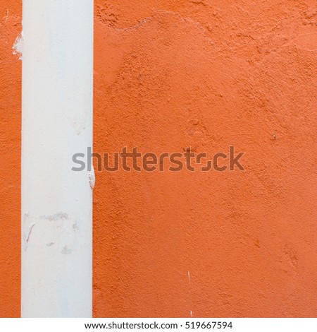 colorful grunge concrete wall with the pipe background