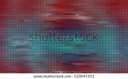 horizontal lines and strips abstract shiny multicolored background. illustration digital.