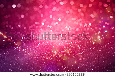 Abstract pink bokeh Christmas background. Modern simple flat  sign.  Trendy valentine decoration symbol for website design, happy new year 2017 Chinese wallpaper, wall card love Heart.