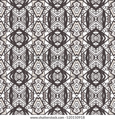 Indian pattern. Ethnic motif. Striped indian seamless pattern, ethnic tribal motifs, zigzag lines, brushstrokes paint in bright colors. Tribal seamless pattern vector. Repeating geometric mesh tiles.