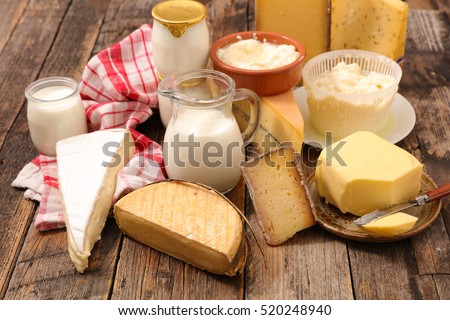 dairy products Royalty-Free Stock Photo #520248940