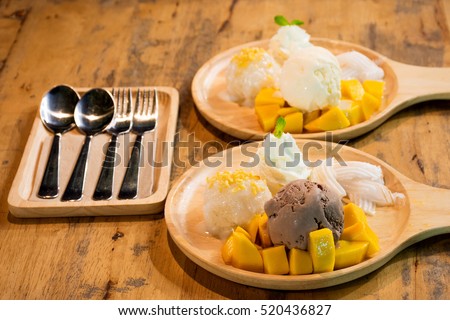 Ice Cream Chocolate Mango