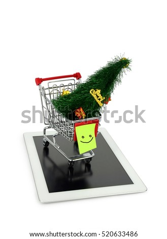 Online Christmas shopping