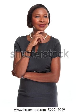 African-American business woman.