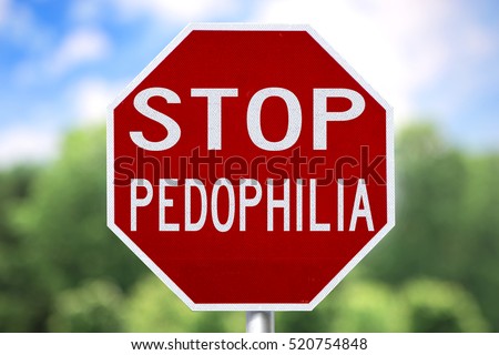 Creative Sign-Stop Pedophilia