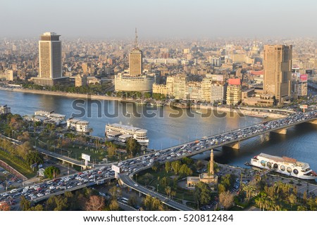 Cairo skyline - Egypt Royalty-Free Stock Photo #520812484
