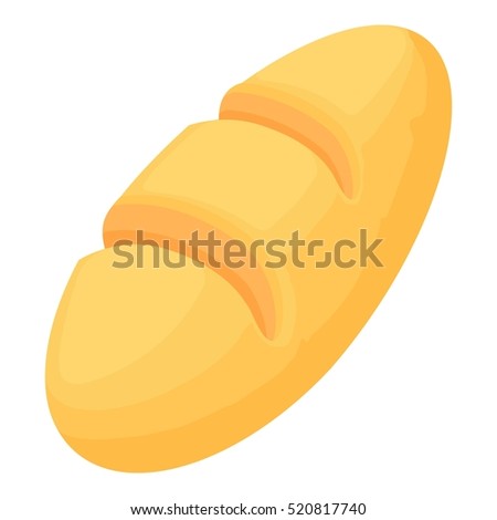 Loaf icon. Cartoon illustration of loaf vector icon for web