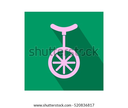 one wheel vehicle conveyance transport transportation image vector icon logo