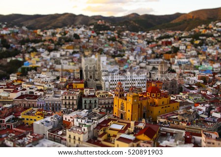 Guanajuato Downtown Miniature Royalty-Free Stock Photo #520891903