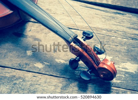 Violin close up/toned photo