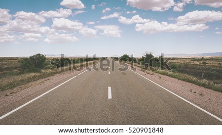 Outback road in the Flinders Ranges, South Australia