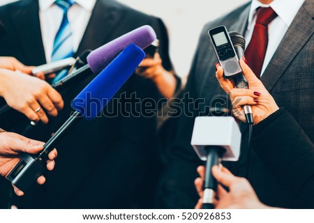 Interviewing businessman Royalty-Free Stock Photo #520926853