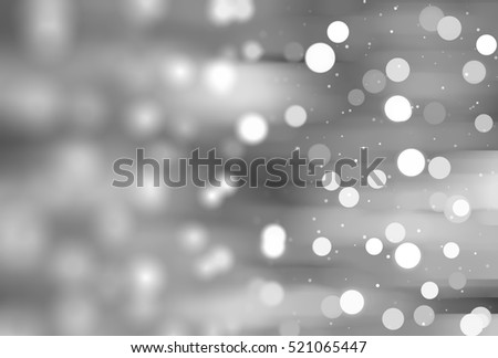 abstract background grey bokeh circles. Beautiful background with particles. 