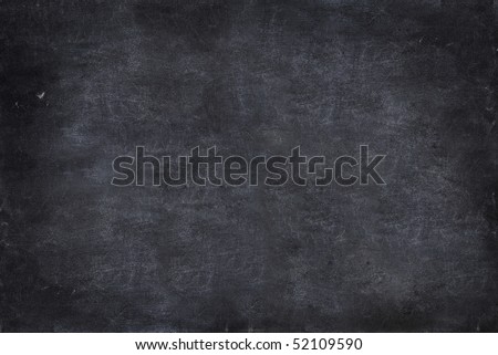 close up of a black dirty chalkboard Royalty-Free Stock Photo #52109590