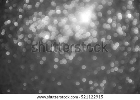 Abstract white bokeh background