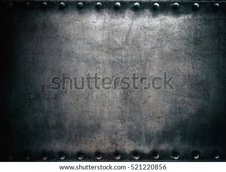 Steel texture, dark metal background