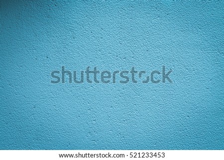 Texture of blue cement concrete wall background