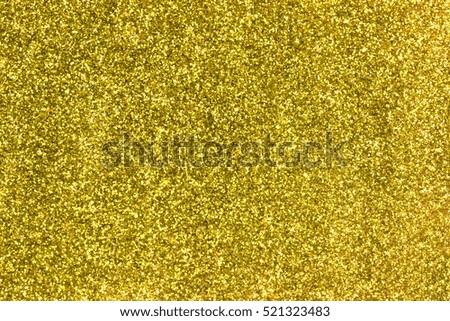 Gold Sparkling Glitter Background.