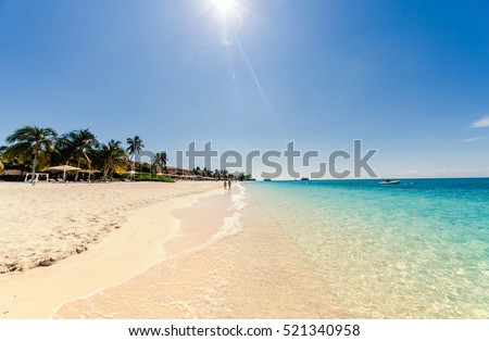 Seven miles beach on Grand Cayman