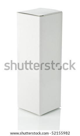 white box isolated Royalty-Free Stock Photo #52155982