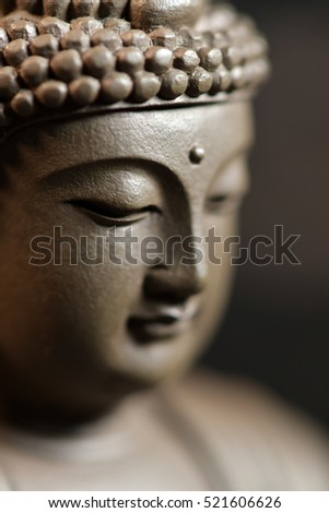 The face of the Buddha-style Zen 