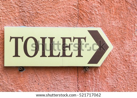 Public restroom signs