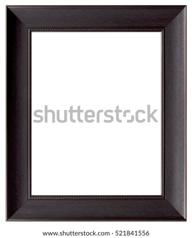 antique  frame isolated on white background with clipping path.
